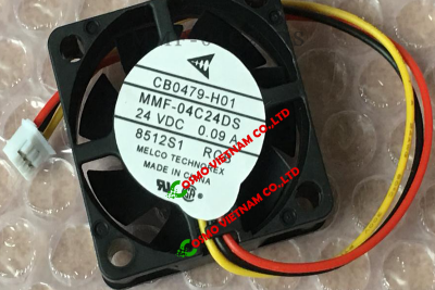 Quạt MELCO MMF-04C24DS, 24VDC, 40x40x15mm
