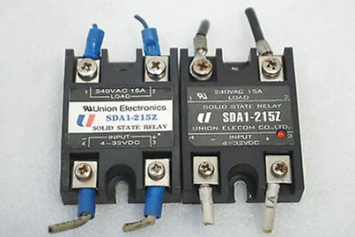 RELAY SDA1-215Z, 15A, 50-240 VAC OUTPUTS,4 -32 VDC Input.