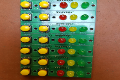 Bản mạch hiển thị trạng thái KIT, mạch máy in 65×15 (mm)