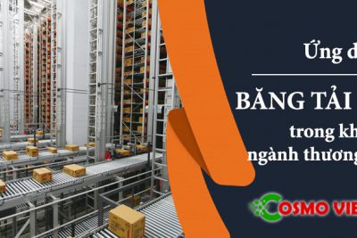 Ứng dụng của băng tải con lăn trong kho hàng ngành thương mại điện tử