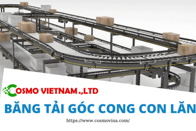 Băng tải góc cong con lăn có cấu tạo và ứng dụng như nào?