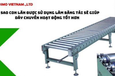 Vì sao con lăn được sử dụng làm băng tải sẽ giúp dây chuyền hoạt động tốt hơn