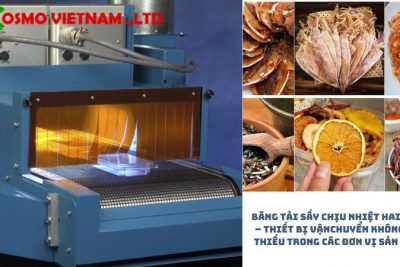 Băng tải sấy chịu nhiệt hai tầng – thiết bị vận chuyển không thể thiếu trong các đơn vị sản xuất