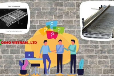 So sánh băng tải lưới inox với băng tải xích inox