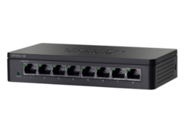 SWITCHING HUB CISCO, SF95D-08, Switching hub, 8Port , 10/100MB, Size160x30x90mm , weight 0.38 kg , 1.6Gbps, QOS,SF90D-08