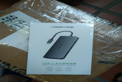 Đầu chuyển đổi UGREEN Hub-USB+C50,USB Type C toHDMI, VGA, USB 3.0, LAN 1Gbps, Card Reader, Ugreen 40873