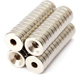 NAM CHAM PHI 5MM, T:2MM,Magnet/ nam cham Phi 5mm, T:2mm Nickel plating