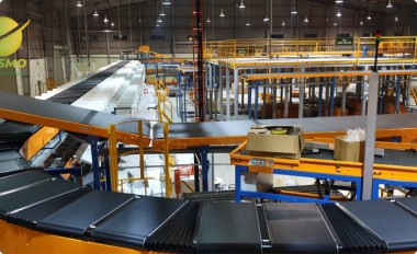 Dây chuyền phân loại bưu kiện