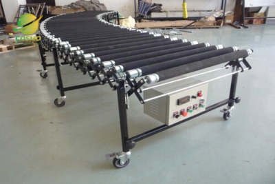 Băng tải con lăn thép bọc cao su