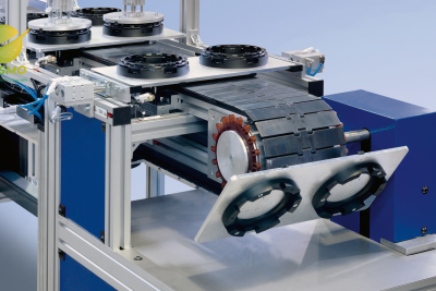 Băng tải hồi palette