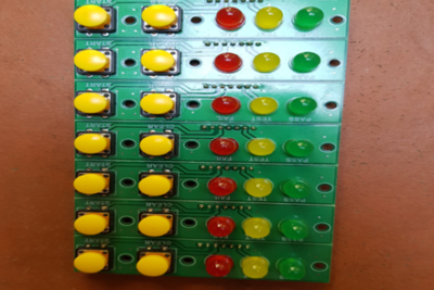 Bản mạch hiển thị trạng thái KIT, mạch máy in 65×15 (mm)