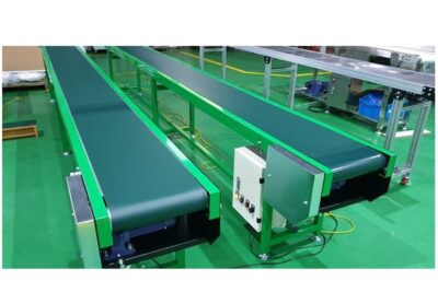 Băng tải khung thép