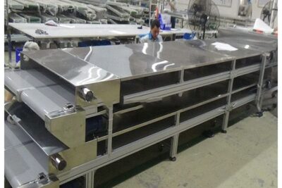 Băng tải sấy chịu nhiệt 2 tầng