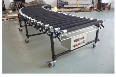 Băng tải con lăn thép bọc cao su