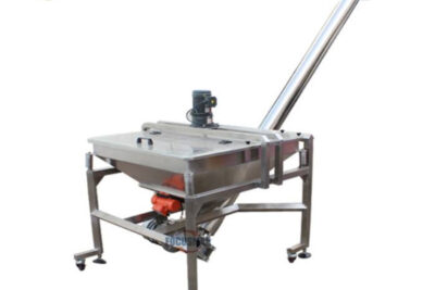 Băng tải trục vít linh hoạt với que khuấy