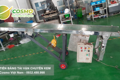 Cải tiến băng tải vận chuyển kem cho nhà máy sản xuất kem