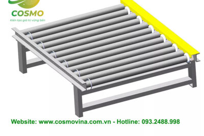 Sản xuất băng tải con lăn Pallet có động cơ cho hệ thống băng tải