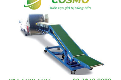 Băng tải chuyển hàng lên xuống xe