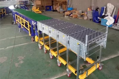 Hệ thống băng tải băng tải dỡ hàng container