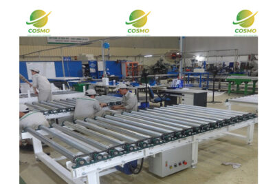 Băng tải con lăn truyền động xích